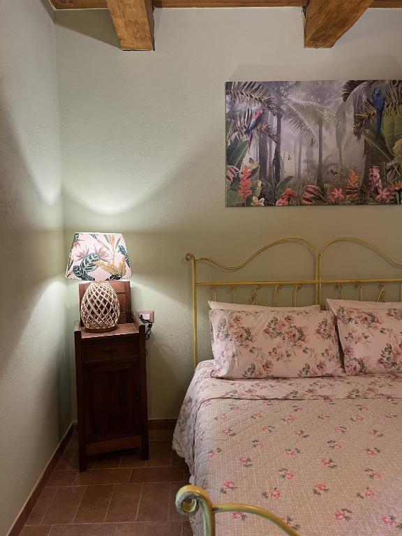 Łóżko lub łóżka w pokoju w obiekcie Agriturismo La Valle Dimenticata
