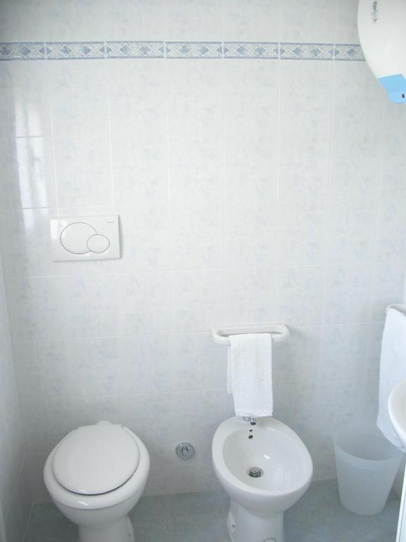 Koupelna v ubytování B&B Il Sogno