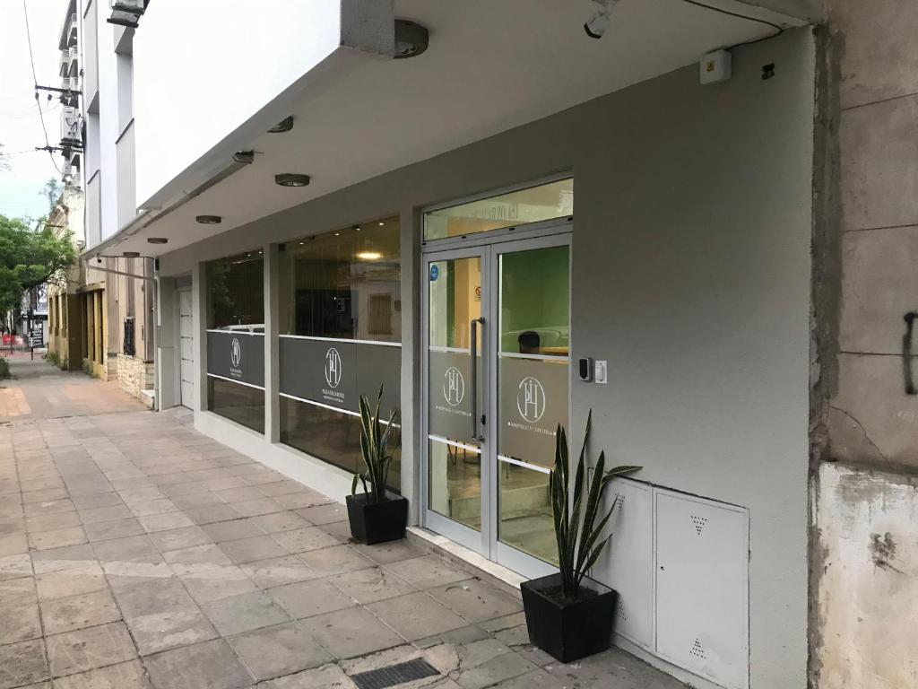 O edifício em que o hotel se localiza