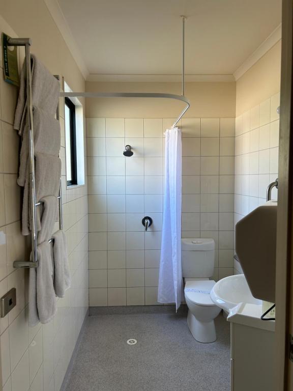 Koupelna v ubytování Ballina Motel
