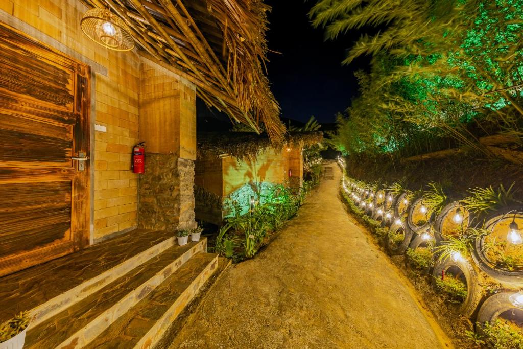 Zahrada ubytování Sapaxa Spring Garden Ecolodge