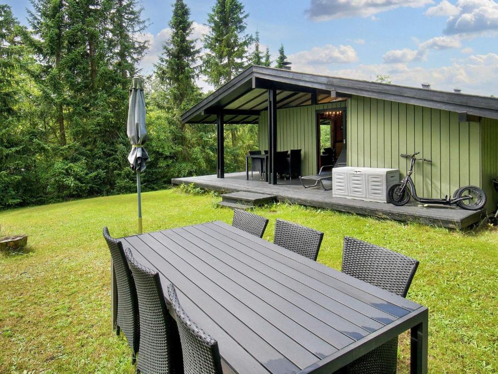 Zahrada ubytování 4 person holiday home in Skibby-By Traum
