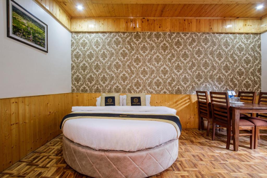 Posezení v ubytování Hotel Cherry Manali