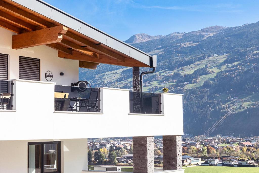 Nespecifikovaný výhled na hory nebo výhled na hory při pohledu z apartmánu