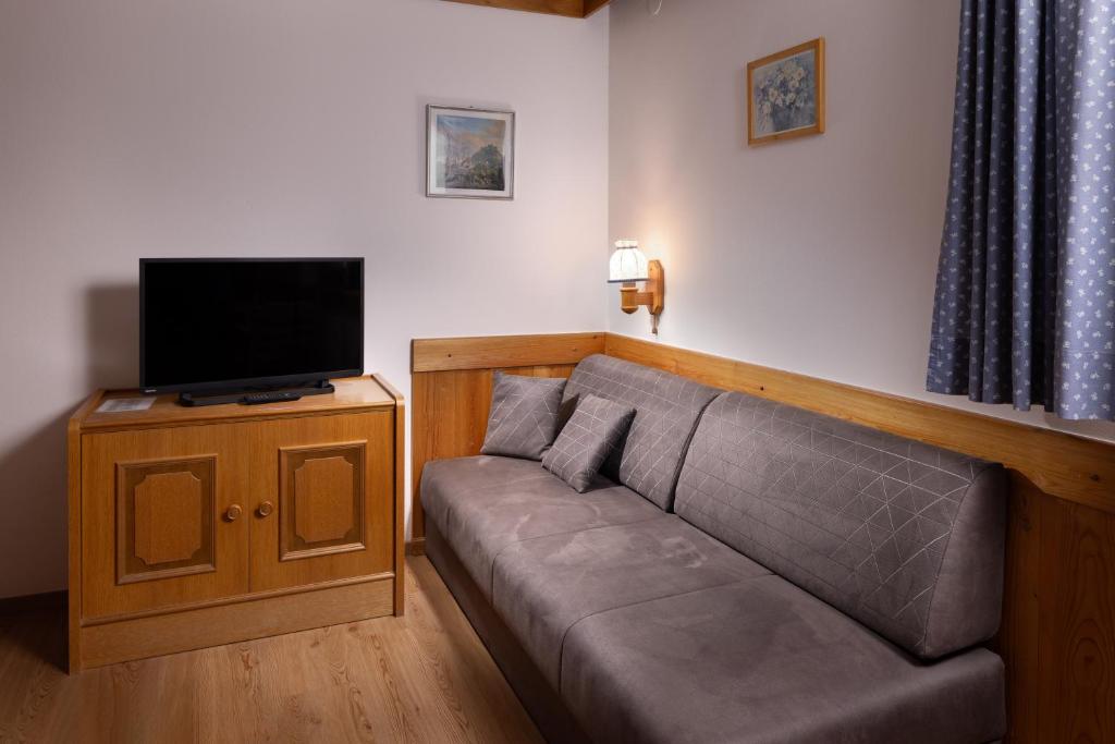 TV a/nebo společenská místnost v ubytování Gästehaus Vorderegger