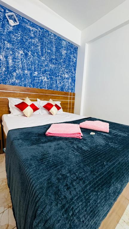 Postel nebo postele na pokoji v ubytování Aidensfarmstay