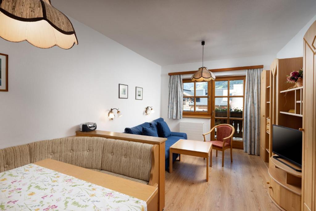 Posezení v ubytování Gästehaus Vorderegger