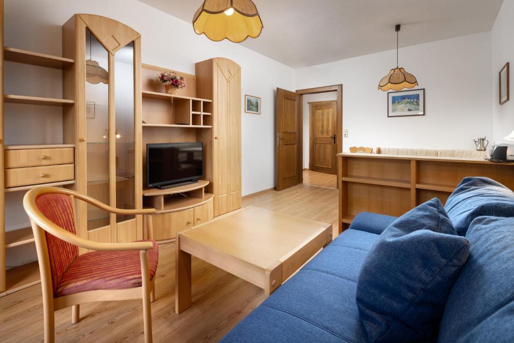 TV a/nebo společenská místnost v ubytování Gästehaus Vorderegger