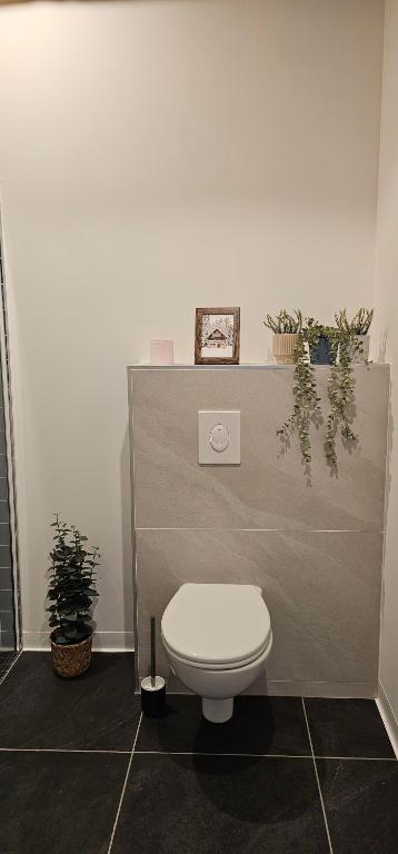 Koupelna v ubytování Chambre d'hôtes de charme L'Evasida Les Échappées Belles