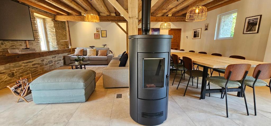 Posezení v ubytování Chambre d'hôtes de charme L'Evasida Les Échappées Belles