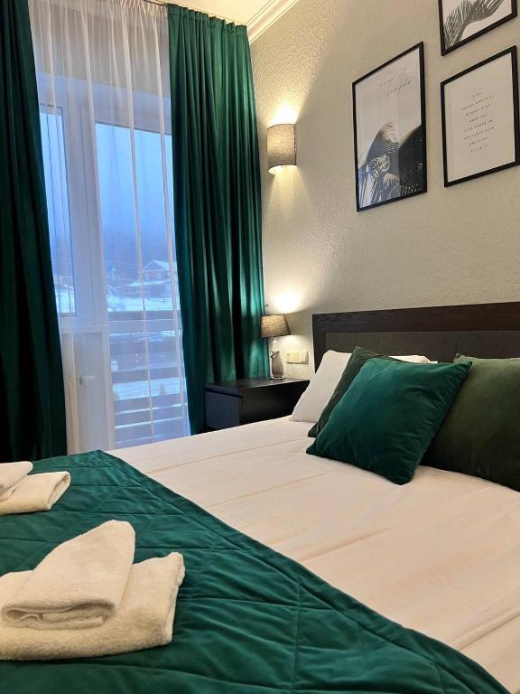 Postel nebo postele na pokoji v ubytování Villa Blanc