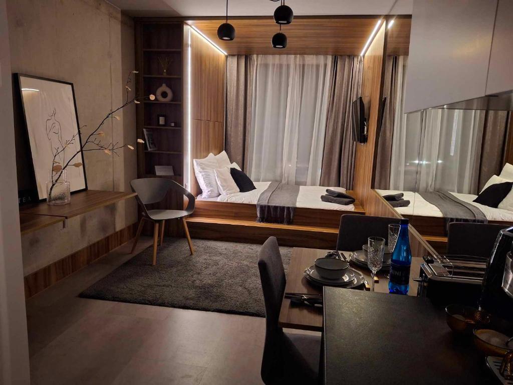 Posedenie v ubytovaní Apartments Wroc'LOVE by me &302 Legnicka Self Check-In 24h & Lift & Air conditioning