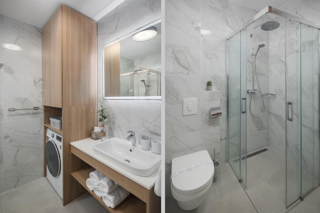 Kúpeľňa v ubytovaní Apartment Corsy
