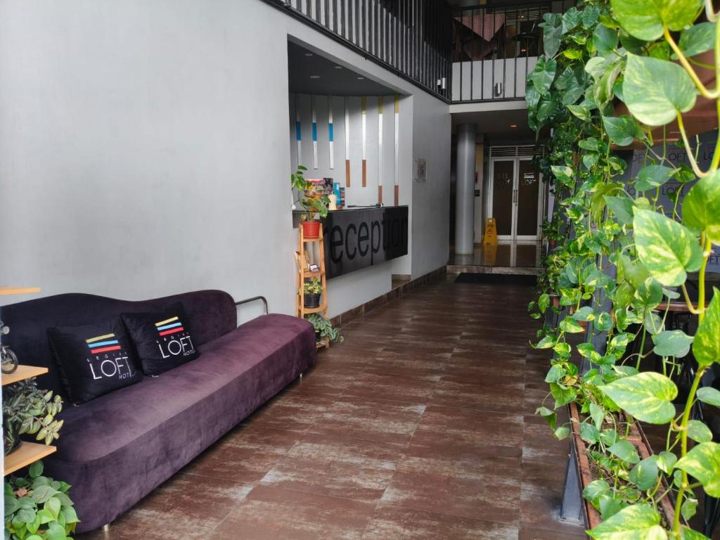 Posezení v ubytování Loft Legian Hotel Bali
