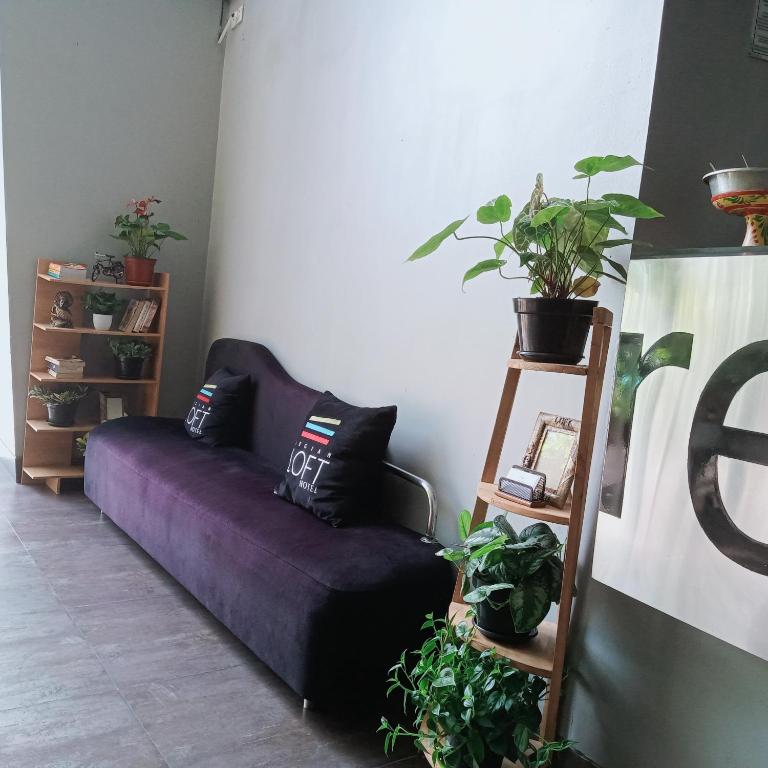 Posezení v ubytování Loft Legian Hotel Bali