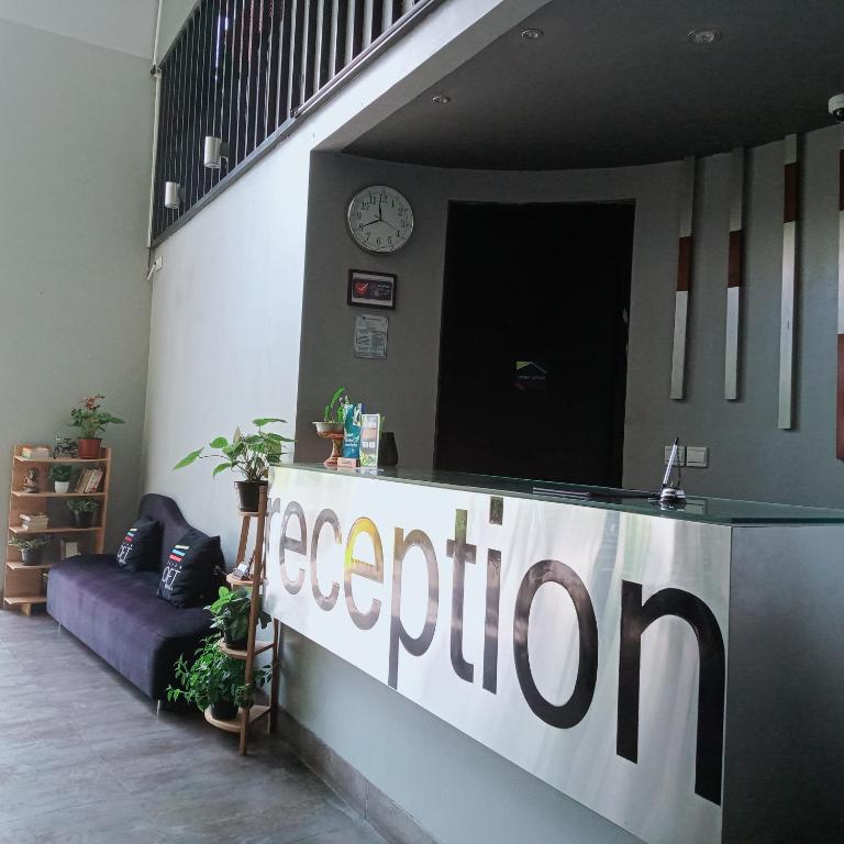 Vstupní hala nebo recepce v ubytování Loft Legian Hotel Bali