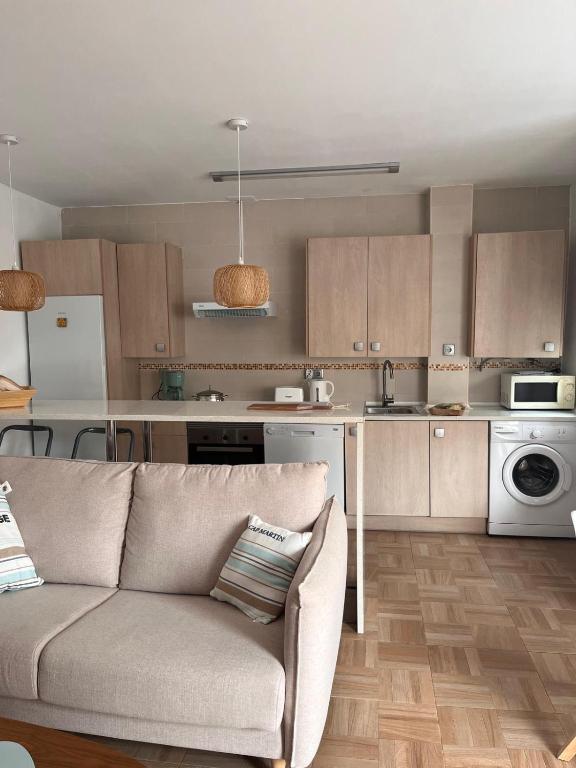 Kuchyň nebo kuchyňský kout v ubytování Apartament Lemon Paradise
