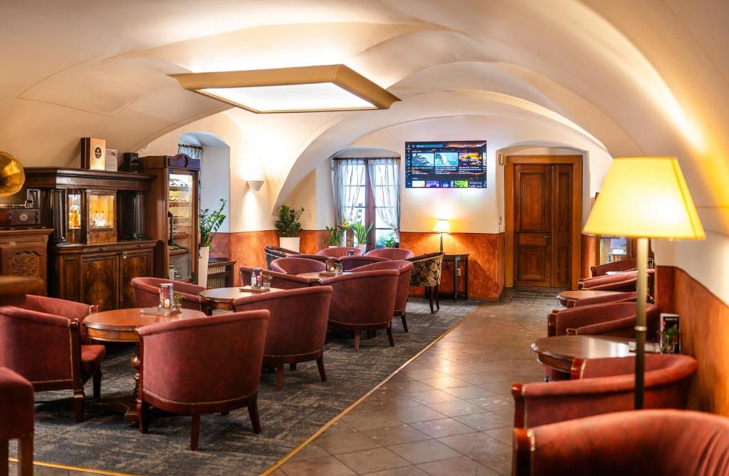 Posezení v ubytování Hotel Elite Prague