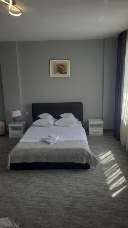 Postel nebo postele na pokoji v ubytování Hotel Delaf