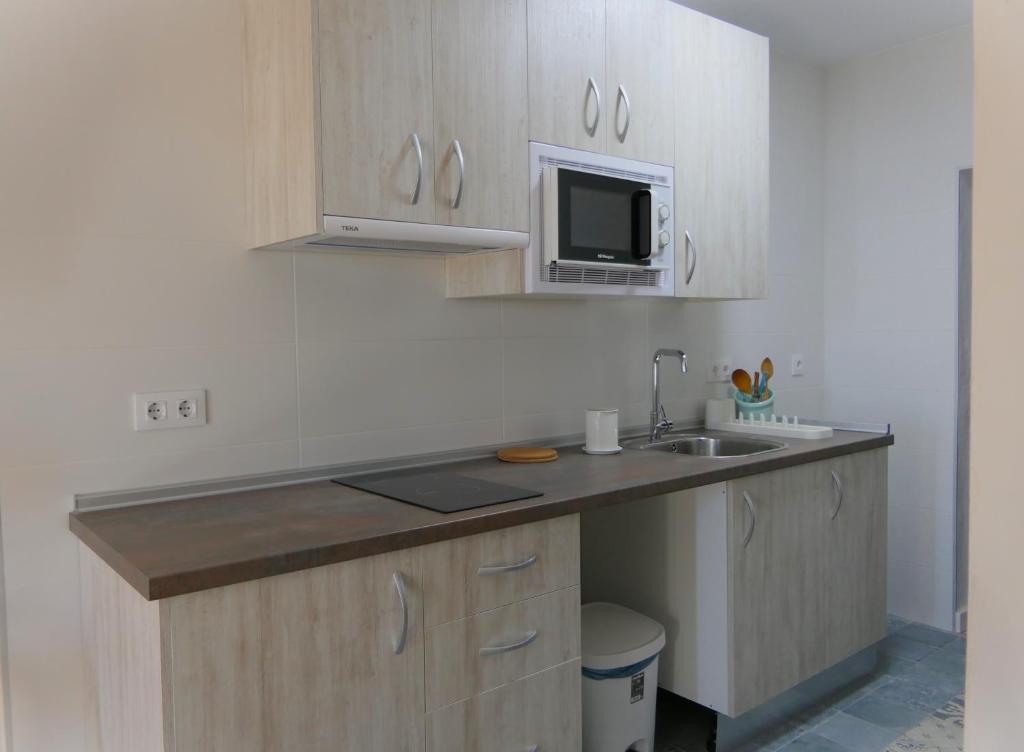 Kuchyňa alebo kuchynka v ubytovaní Apartamentos Altozano