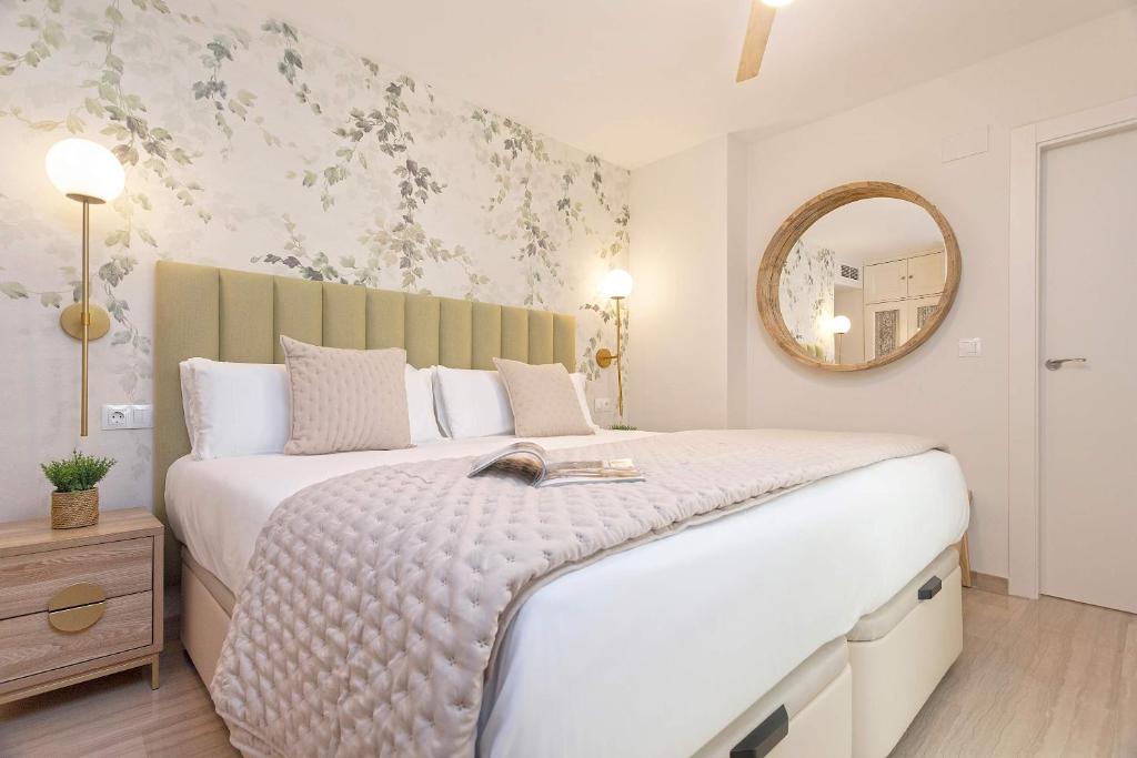 Posteľ alebo postele v izbe v ubytovaní Genteel Home Recogidas