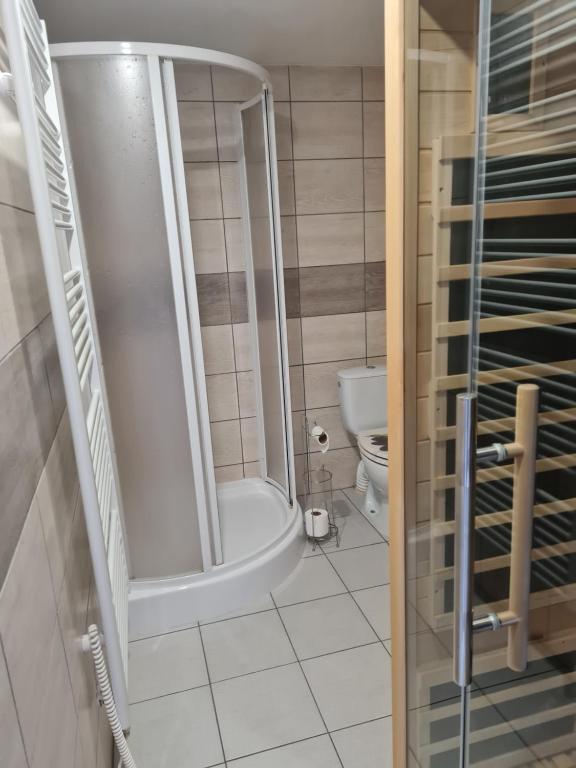 Koupelna v ubytování Apartmán AZ