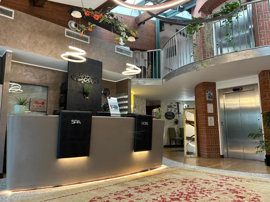 Vstupní hala nebo recepce v ubytování Cascina Scova Resort