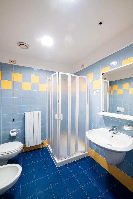 Koupelna v ubytování Phi Hotel Homy Druento