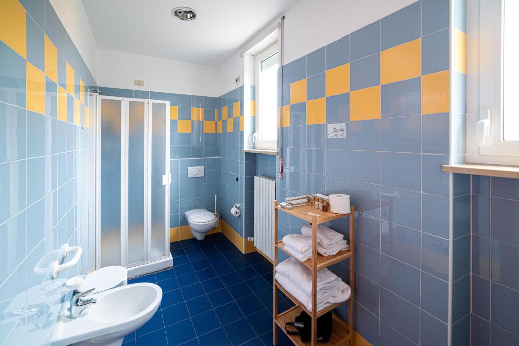 Koupelna v ubytování Phi Hotel Homy Druento