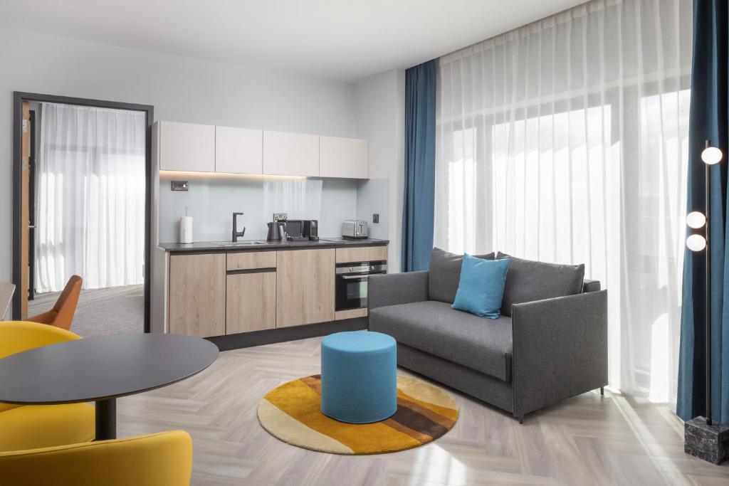 Kuchyň nebo kuchyňský kout v ubytování Residence Inn by Marriott Cork