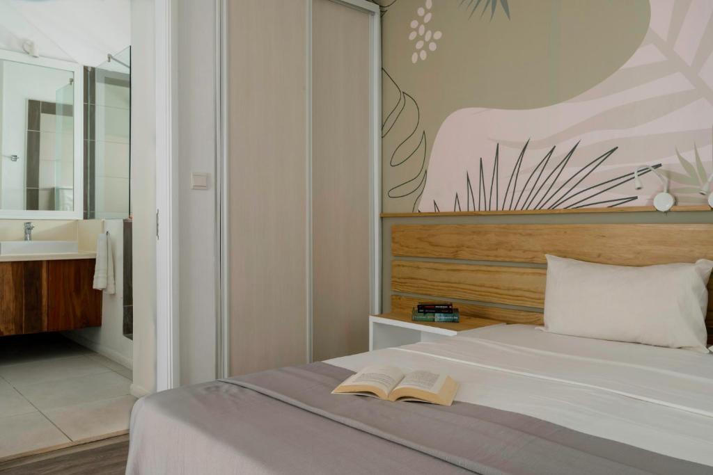 Postel nebo postele na pokoji v ubytování Stylia Villas