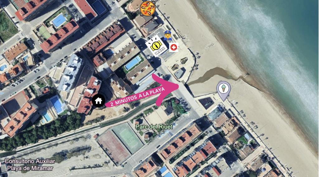 Muy cerca del mar, dos habitaciones - Appartement 2 Chambres