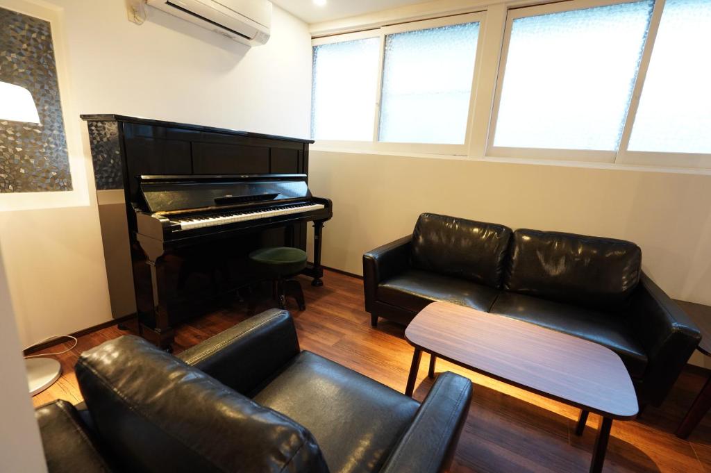 Posezení v ubytování 宿屋GONDO aioi