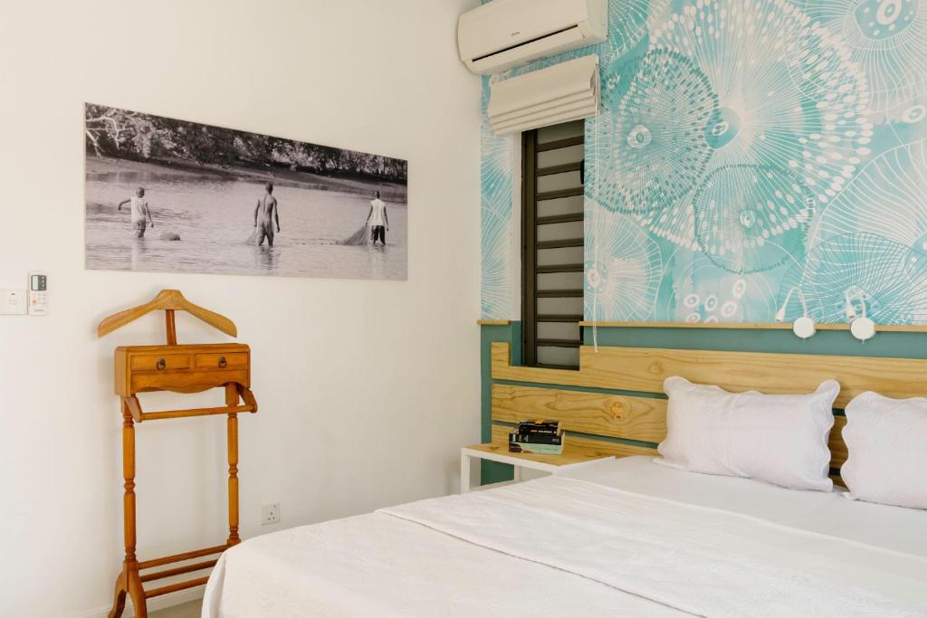 Postel nebo postele na pokoji v ubytování Stylia Villas