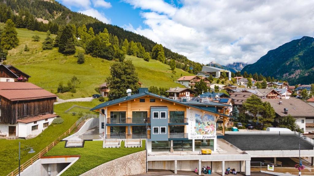 Nespecifikovaný výhled na hory nebo výhled na hory při pohledu z bed and breakfast