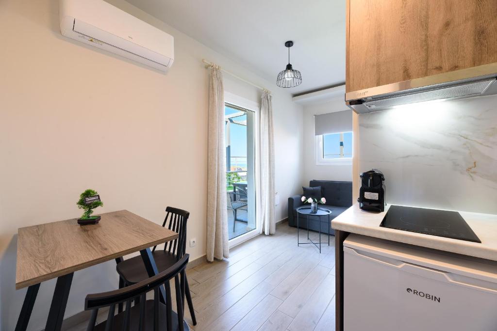 Kuchyň nebo kuchyňský kout v ubytování Philippos Residences