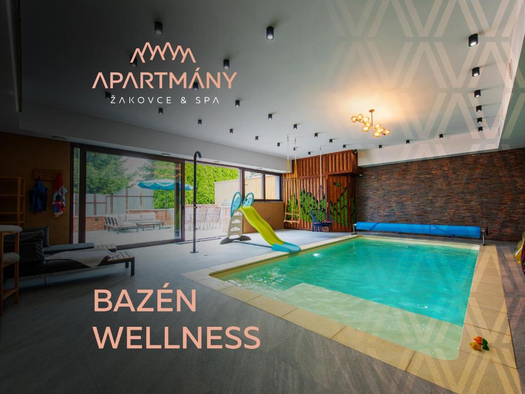Bazén v ubytování Apartmány Žakovce & SPA nebo v jeho okolí