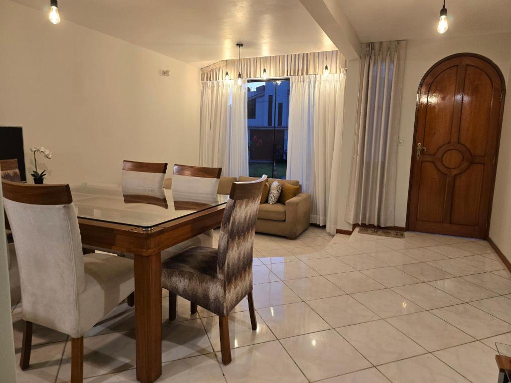 Et opholdsområde på Casa en condominio