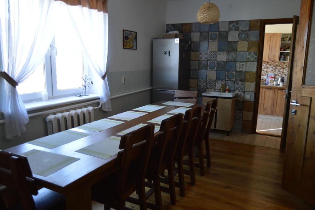 Kuchyň nebo kuchyňský kout v ubytování Eco-Center Stina