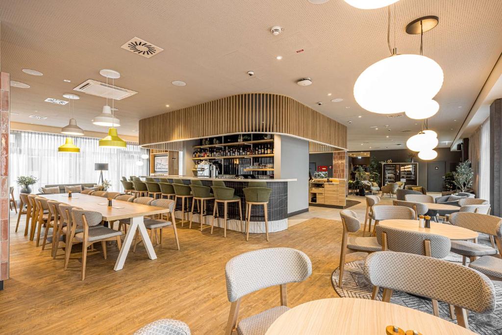 Restaurace v ubytování Radisson Hotel Leipzig