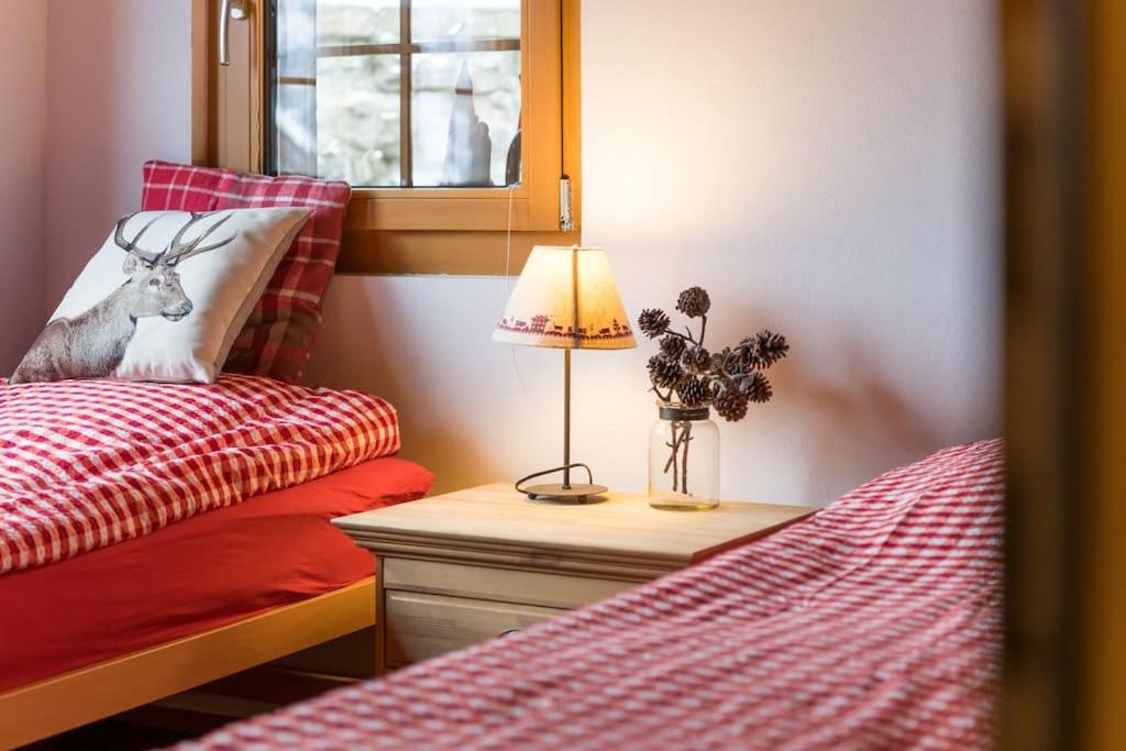 Postel nebo postele na pokoji v ubytování Hygge Hüs - Apartment 2