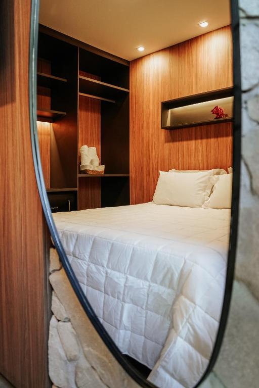 Postel nebo postele na pokoji v ubytování Pousada Tartarugas Marinhas