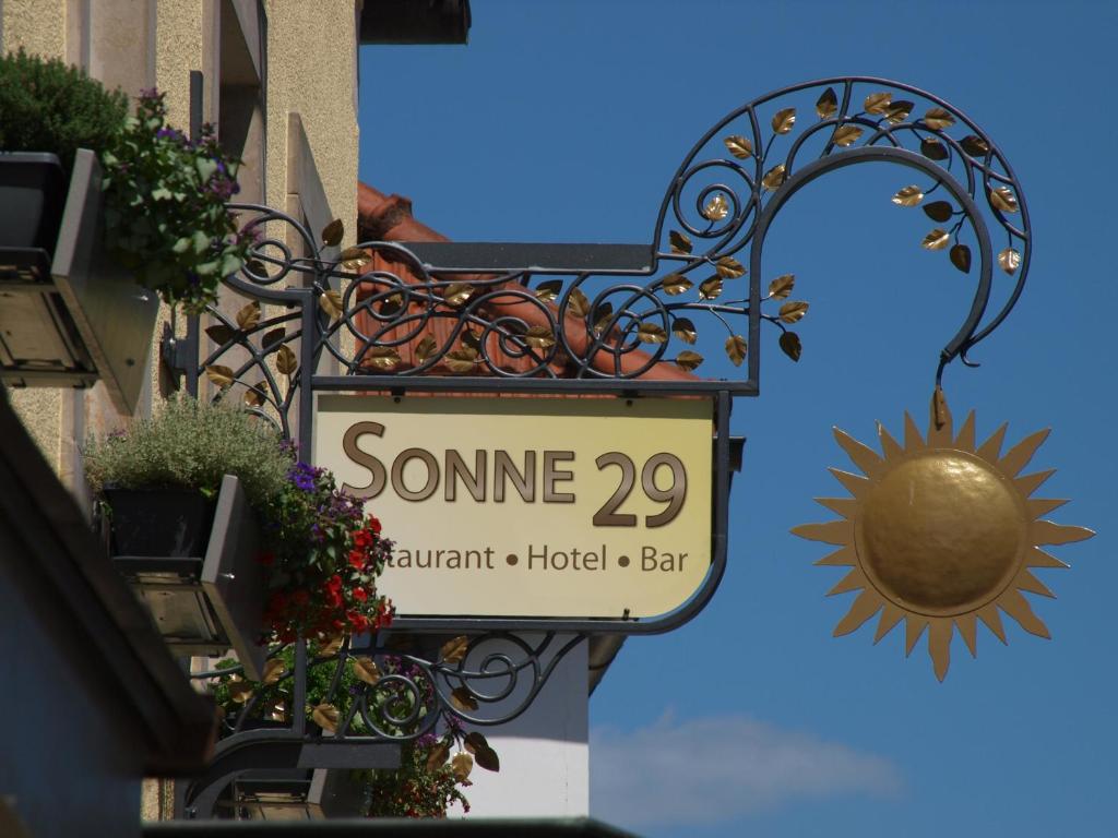 Certifikát, hodnocení, plakát nebo jiný dokument vystavený v ubytování Hotel Sonne29