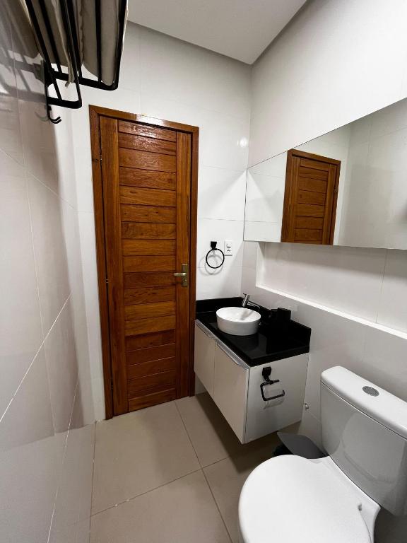 Koupelna v ubytování Ap com 2 quartos - Casas de Alter