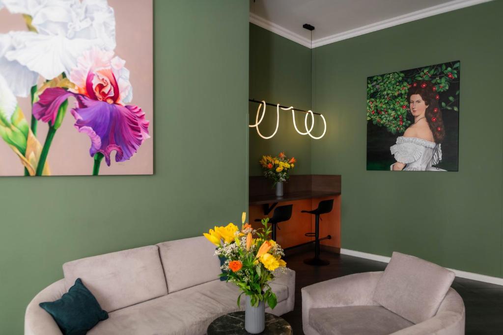 Posezení v ubytování Florum Hotel