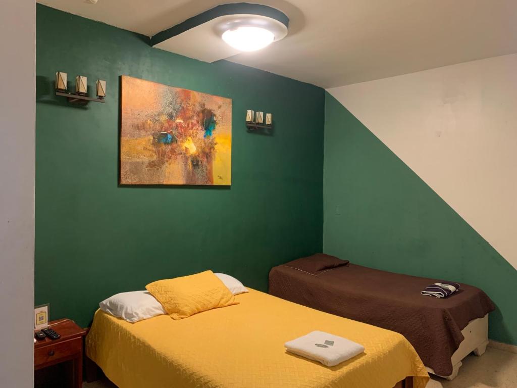 Voodi või voodid majutusasutuse Julianna Country House toas