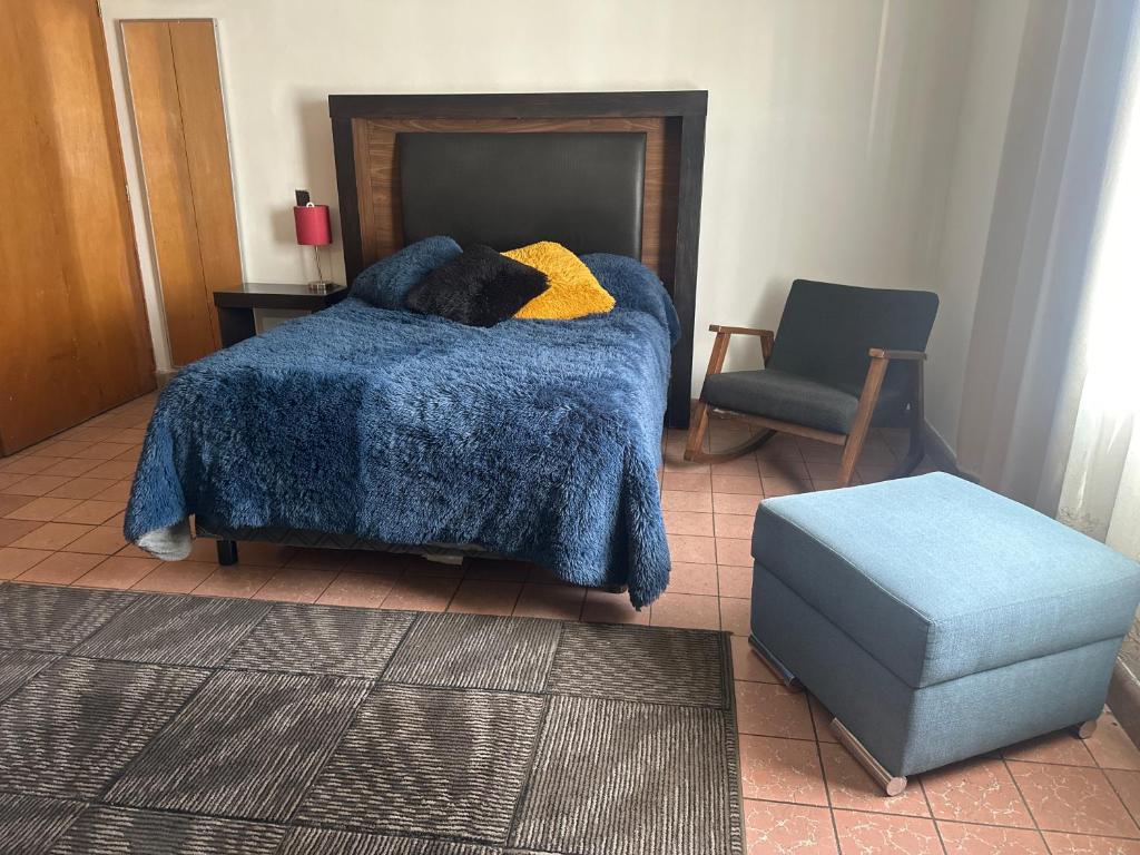Postel nebo postele na pokoji v ubytování Casa La Minerva