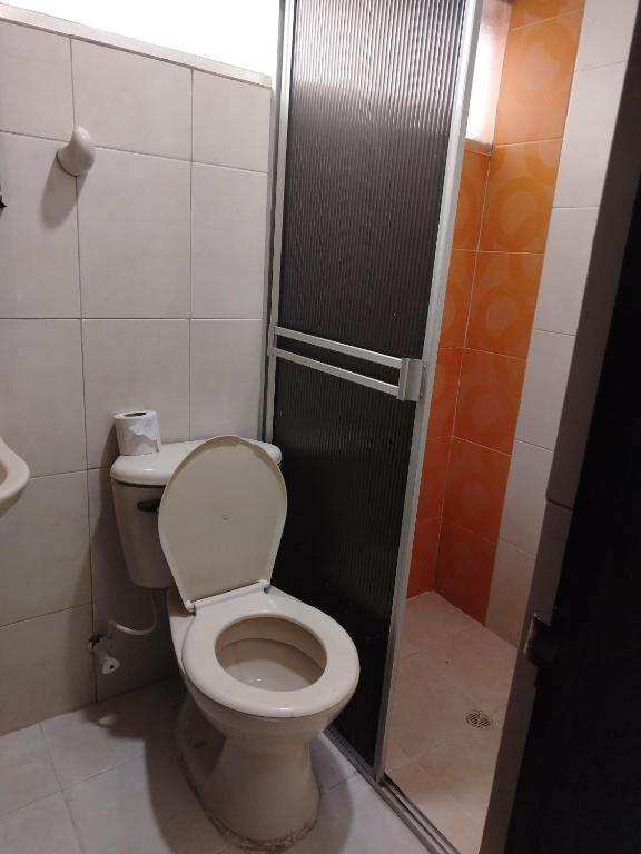 Koupelna v ubytování Hotel Medellin Park