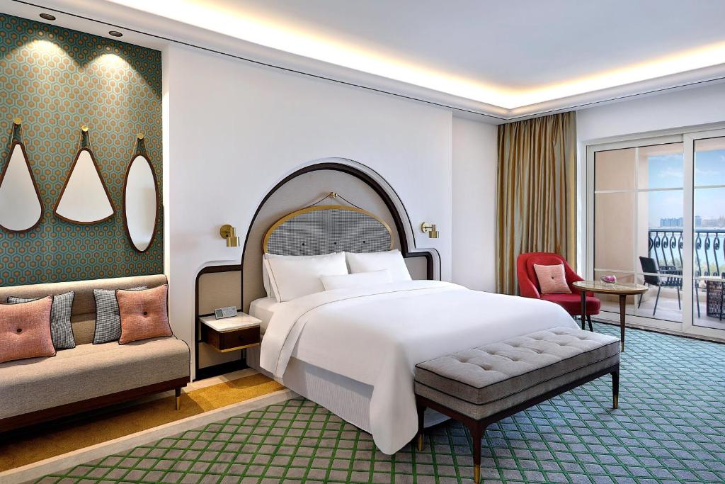 The Westin Dubai Mina Seyahi Beach Resort and Waterpark - Deluxe Sea View, 1 King, Jungle Bay Accesspark