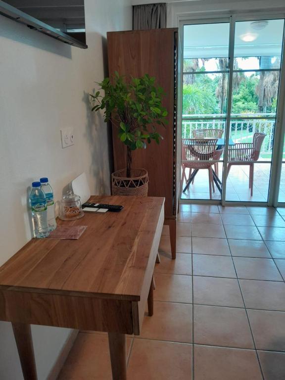 Balkón nebo terasa v ubytování Studio O'PALM
